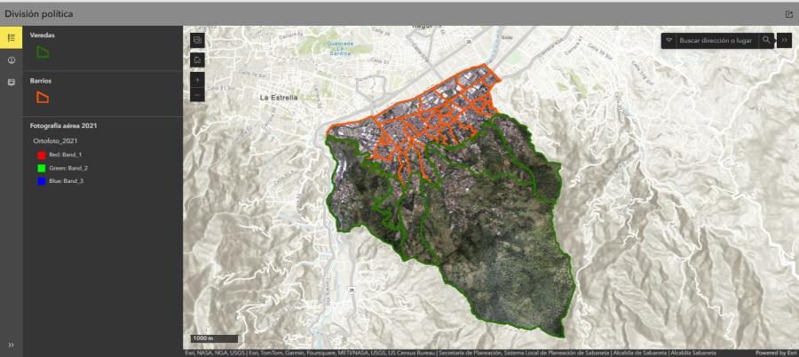 Sectorización (barrios y veredas)