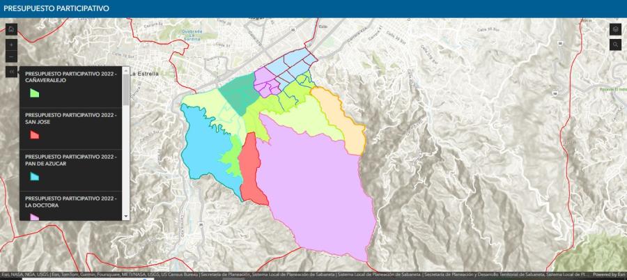 Zonificación y Participación de Presupuesto Participativo